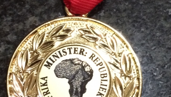 2014 - My medalje as Minister van die Republiek van Zoid-Afrika